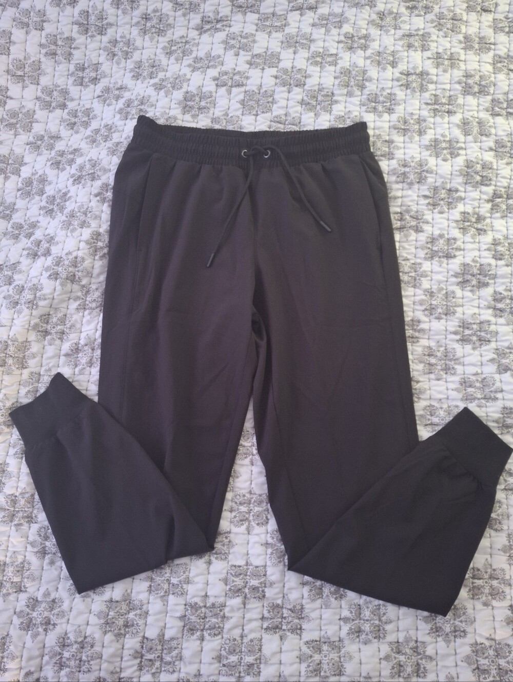 Athletic Works Black Drawstring Joggers